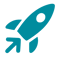 Rocket Icon_teal